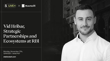 Why 9 European Banks Are Issuing One Euro Stablecoin Together | Vid Hribar, RBI Bank | Bluechip25