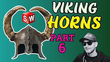 SolidWorks Skyrim Helm of Yngol HORN - Loft Tutorial - PART 6