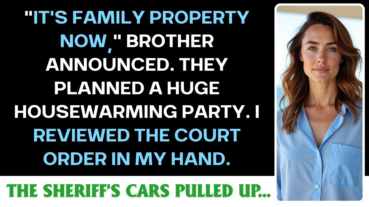 During Family Meeting, Brother Claimed My Beach House—Then The Judge Called