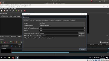 Tuto vidéo : Paramétrer OpenShot 2.5 avec Blender 2.8 et Inkscape