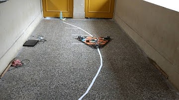 Three Wheel Holonomic Line Following Robot