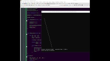 C++  DDA line drawing algorithm  in Console  (computer graphics )#1