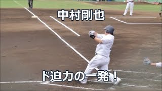 180529 「おかわりくん」格の違いをみせつけるド迫力の一発！@西武第二