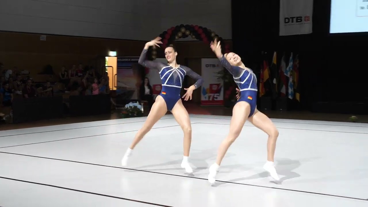 Deutsche Meisterschaften Aerobicturnen 2023, Duo AK 18+, Charlotte Densch, Ewa Maria Zorn