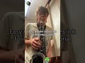 Easy autumn leaves beginner lick #comedy #jazz #jazzmusic #saxophone #sax #band #music #shorts #lol