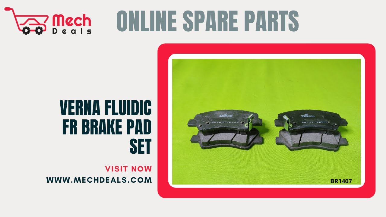 HYUNDAI VERNA FLUIDIC Front Brake Pad Set BR1407 Buy Online