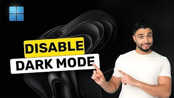 Easiest Way to DISABLE Dark Mode on Windows 11 [2024]