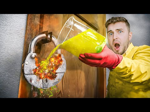 دوبنا قفل حديد بالاسيد