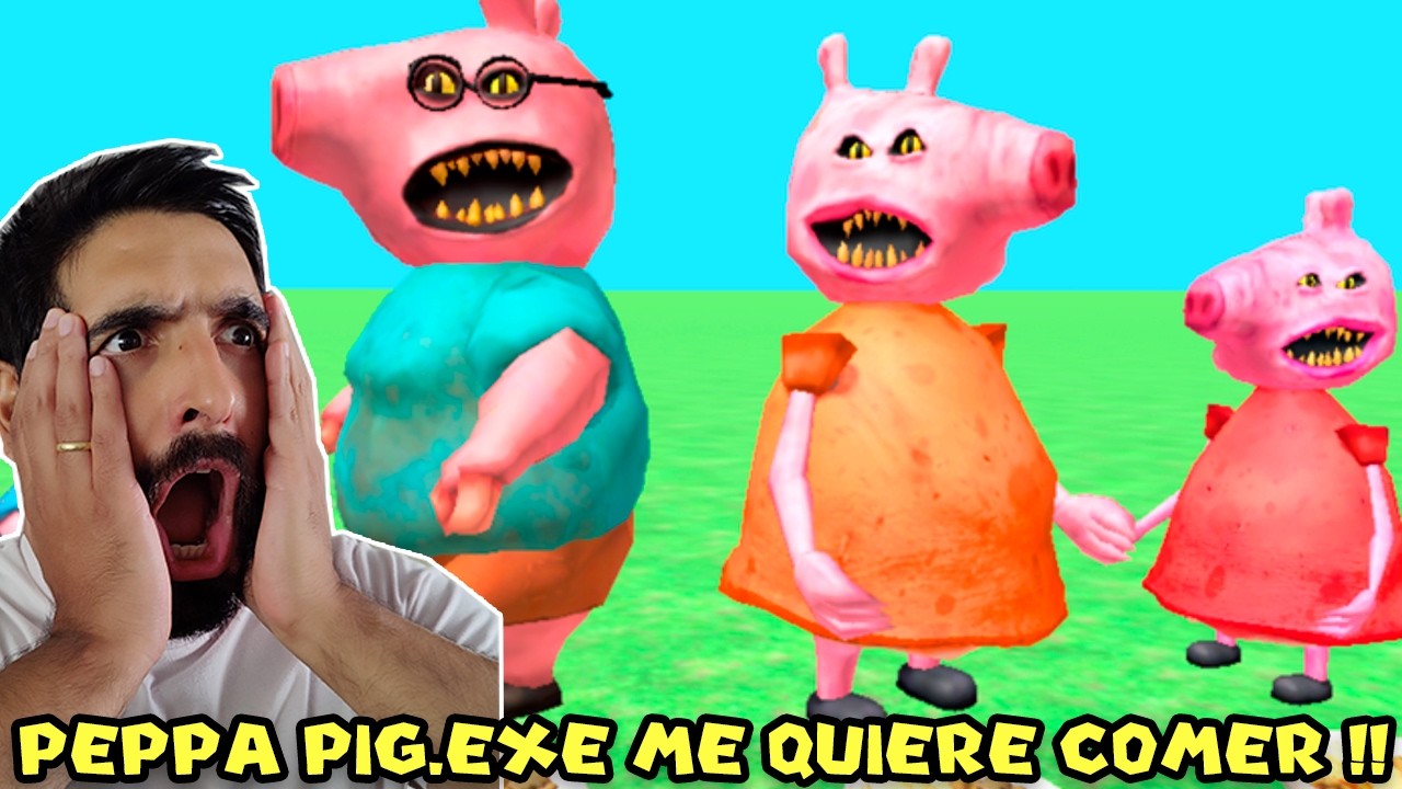PEPPA PIG.EXE ME QUIERE COMER !! - Hungry Pig (ROBLOX) con Pepe el Mago