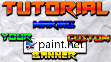 How to make your own custom banner with paint.net