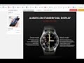 Всегда активный экран... Gt106 Smart Watch IP67 Steel - распаковка...