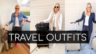 Travel Outfit Ideas | Travel TIPS How To Look GOOD While Traveling | Women Over 40