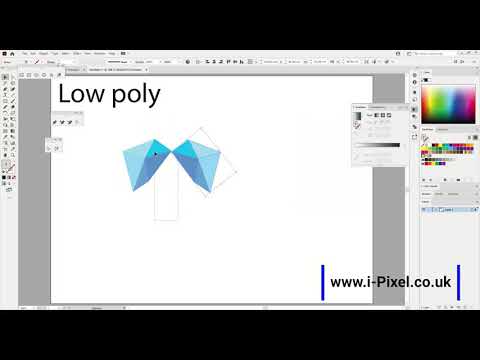 How To Do Low Poly Background  In Adobe Illustrator