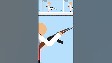 Stick Nodes Ak47 Short Animation Test#sticknodes #animation #shorts #ak47