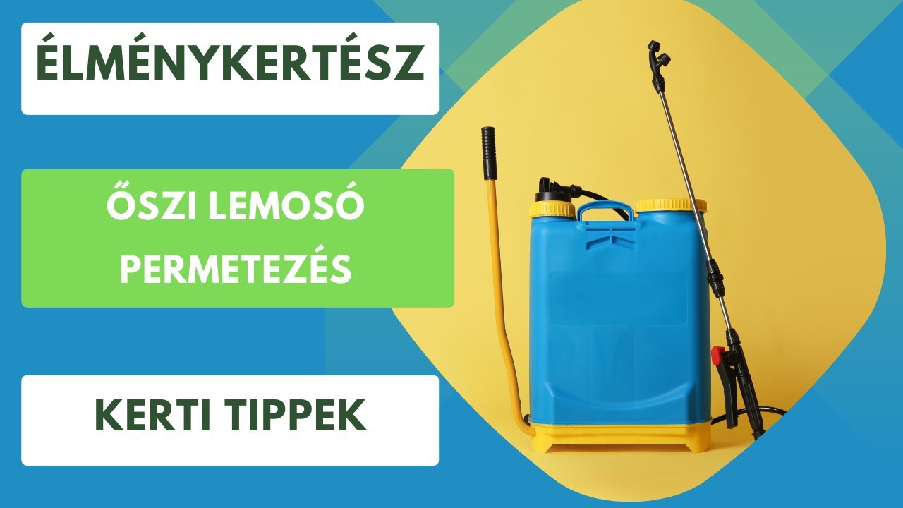 Lemosó permetezés: Lehet vegyszermentesen csinálni?🏡
