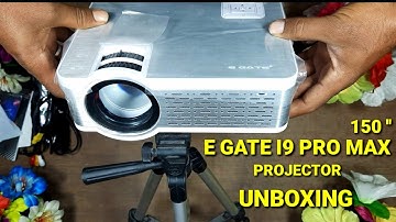 e gate i9 max pro projector unboxing |  projector unboxing #egate #projector #electricalteluguvideos