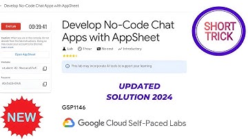 Develop No-Code Chat Apps with AppSheet || 2024 || #GSP1146 #qwiklabs #qwiklabsarcade2024
