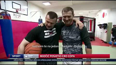 Stipe Miocic meets with Mirko 'Cro Cop' (November 2016)