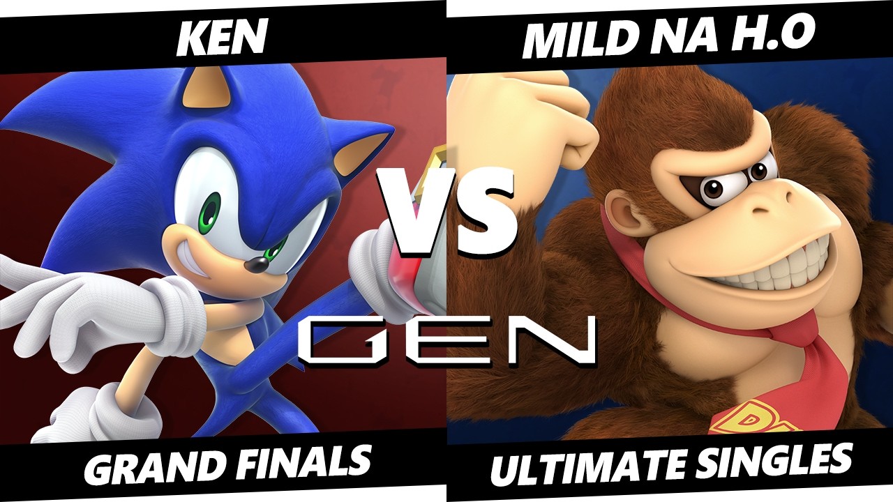GEN 4.0 GRAND FINALS - KEN (Sonic) Vs. Mild Na H.O (Donkey Kong