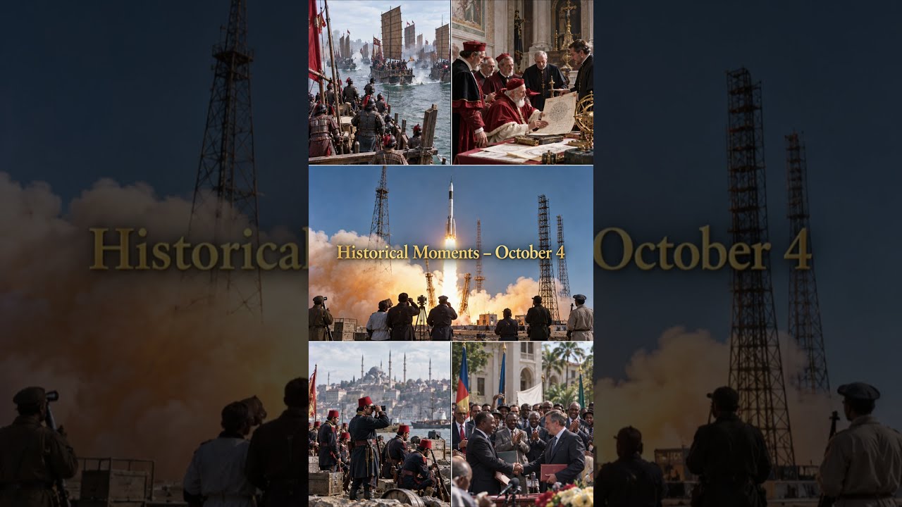 📆What happened on October 4? 5 historical events #history #onthisday #historyfacts