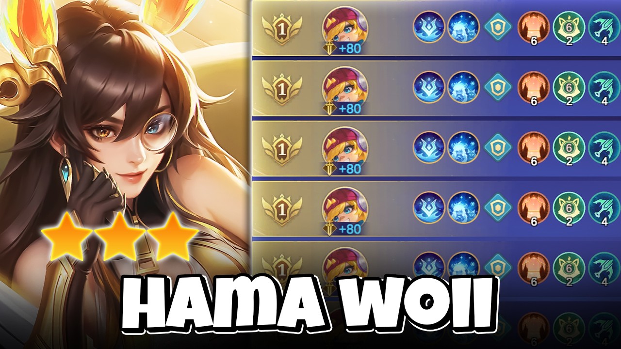 MAIN POPOL + META TOP GLOBAL = HAMA SESUNGGUHNYA!! MAGIC CHESS GO GO