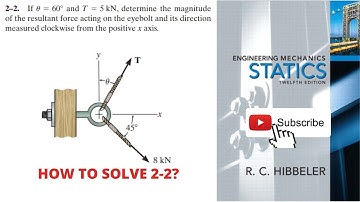 2-2 hibbeler statics chapter 2 | hibbeler statics | hibbeler