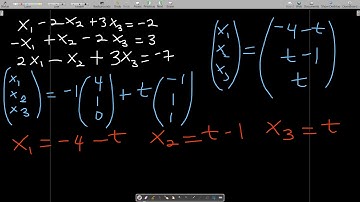 Infinitely many Solutions ( Gaussian Elimination ) Systems of equations