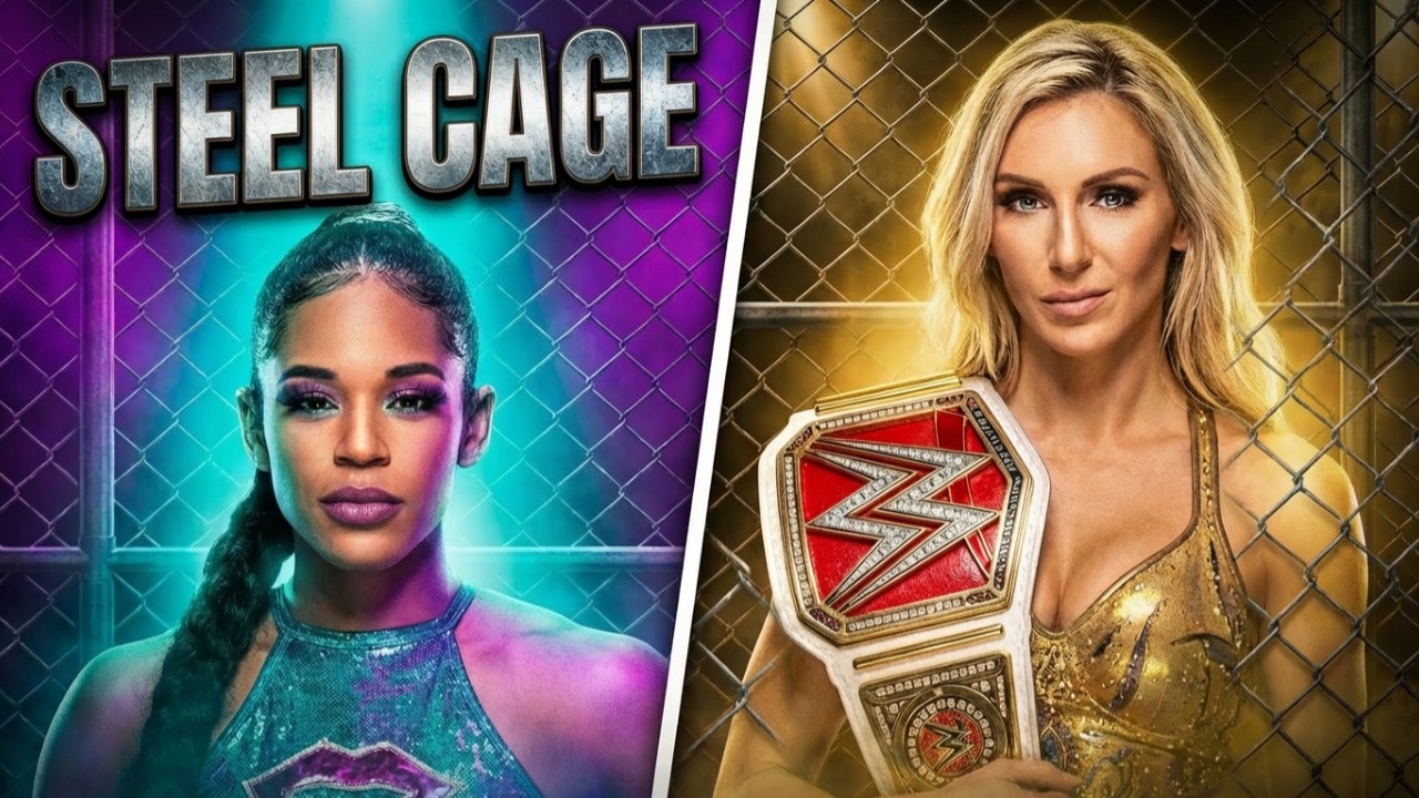 EST против КОРОЛЕВЫ – В стальной клетке! WWE 2K25