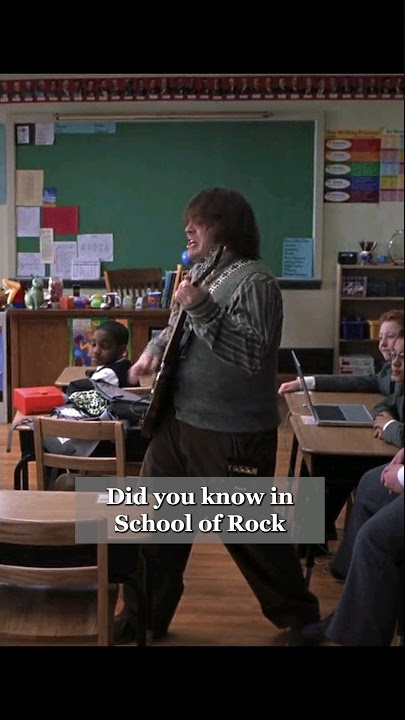 Did you know in SCHOOL OF ROCK? #shorts