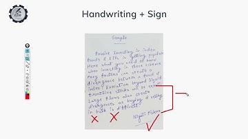 Basics Of Graphology: Signature Analysis and Handwriting Analysis Demo (Part 1)