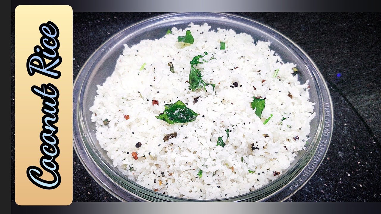 Coconut Rice Recipeಕೊಬ್ಬರಿ ಅನ್ನ YouTube