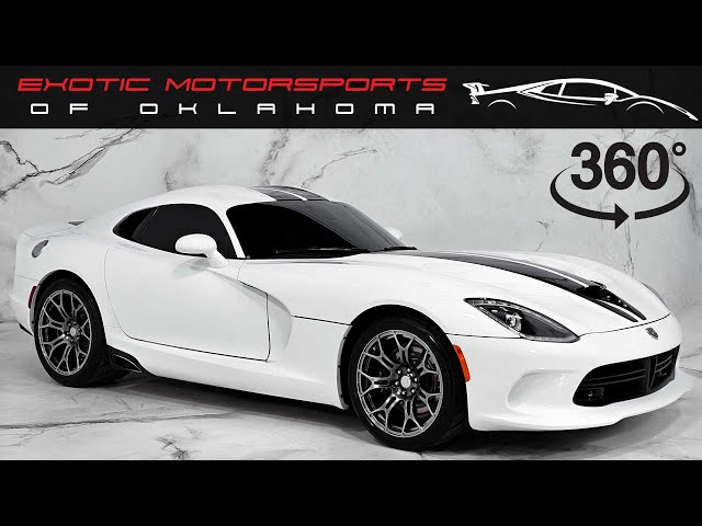 C1626 2014 DODGE VIPER SRT - red leather * mint * painted stripes