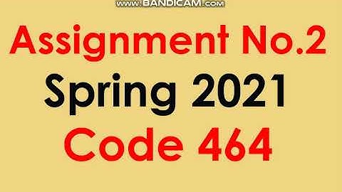 AIOU Code 464-2 Solved Assignment No.2 Autumn 2021