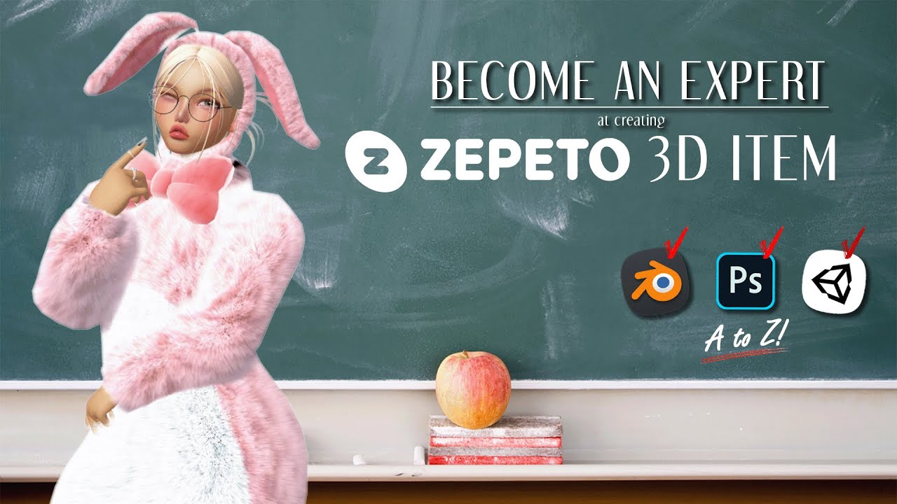[ZEPETOR CLASS]_TuLiP🌷_Ch.4 Long Sleeve Top (Texturing & Unity & ZEPETO ...
