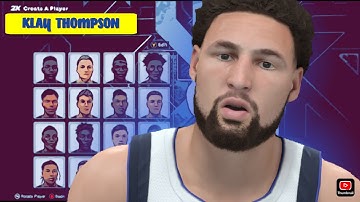 KLAY THOMPSON NBA 2K26 NEXT GEN FACE CREATION 