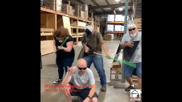 Why use a rake...    When you can use a DeWalt®️ blower?