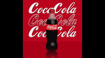 Making 3D CocaCola bottle In illustrator tutorial.