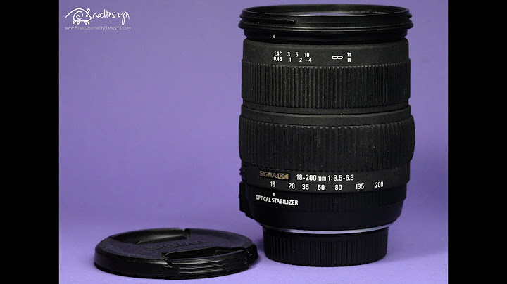 Đánh giá lens sigma 18-200 for nikon năm 2024