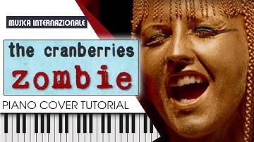 Zombie – The Cranberries  – Piano Tutorial FACILE alla tastiera 🎹🔥 | Synthesia Version