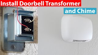 How to Install Doorbell Transformer and Chime | Ring Doorbell Compatible
