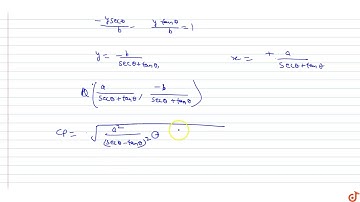 A tangent to the hyperbola  `x^2/a^2-y^2/b^2= 1` meets its asymptotes at  `P and Q`. If C is