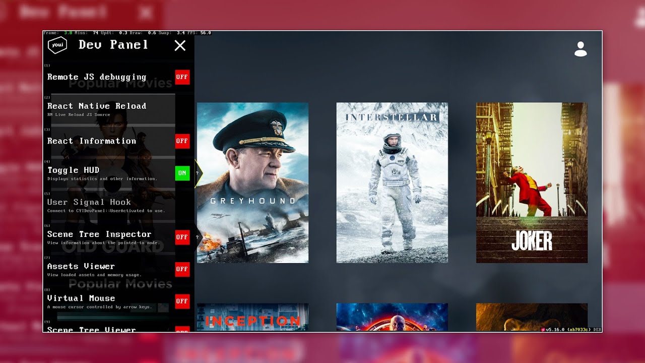 You.i Engine One: An Overview of the React Native Dev Panel Used for Debugging