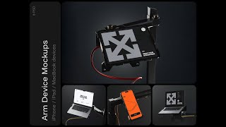 Arm Device Mockups Stock Graphics Download