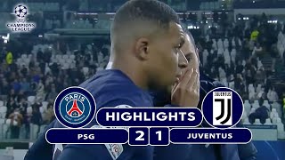 PSG 2 - 1 Juventus | Highlights | UEFA Champions League | 3rd November 2022