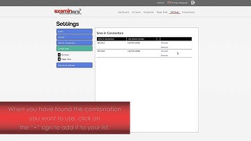 Examinare Survey Tool - SMS-In Connectors