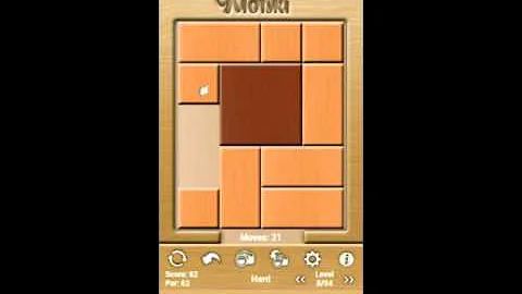 Klotski Hard Level 08/94  par solution