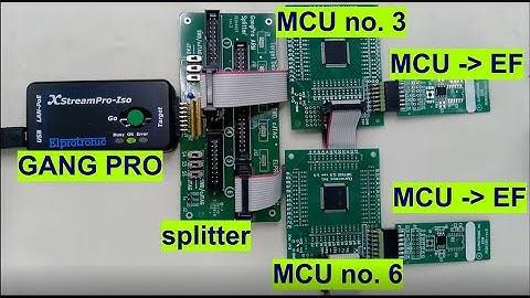 XStreamPro Gang flash programming ST + Issi (STM32H7+IS25LP016)