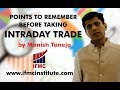 Intraday Trading Strategies l Guidelines for Intraday Trading ll IFMC