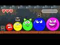 Red Ball 4 Black Box Vs Rainbow Ball Random All Bosses Gameplay Volume 1 2 3 4 5 Red Ball 4