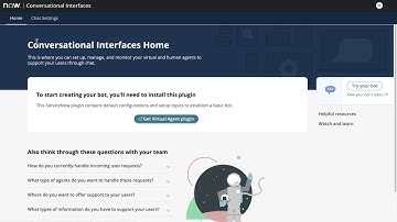 Conversational Interfaces | Getting started